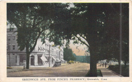 ANGLETERRE - Greenwich Ave From Finch's Pharmacy - Greenwich - Carte Postale Ancienne - Autres & Non Classés