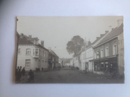 Tubize Rue De Bruxelles  CARTE PHOTO CARTE MERE - Tubize