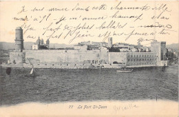 FRANCE - 13 - Marseille - Le Fort St-Jean - Carte Postale Ancienne - Sin Clasificación