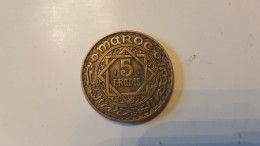 Maroc 5 Francs - Maroc