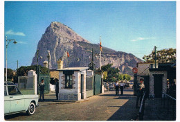 GIB-49  GIBRALTAR : Front The British And Spanish Frontier - Gibraltar