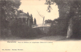 BELGIQUE - WAREMME - Parc Du Château De Longchamps - Dôme De La Justice - Carte Postale Ancienne - Andere & Zonder Classificatie