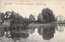 BELGIQUE - WAREMME - Château De Longchamps - Le Grand étang - Carte Postale Ancienne - Otros & Sin Clasificación