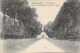 BELGIQUE - WAREMME - La Drève Vers Le Château De Longchamps - Carte Postale Ancienne - Andere & Zonder Classificatie