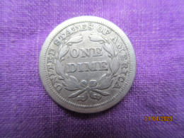 USA Dime 1854 (silver) - 1837-1891: Seated Liberty (Liberté Assise)