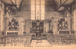 BELGIQUE - WAREMME - Le Collège Saint Louis - La Chapelle - Carte Postale Ancienne - Andere & Zonder Classificatie