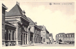 BELGIQUE - WAREMME - La Gare Et La Poste - Carte Postale Ancienne - Autres & Non Classés