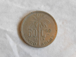 Congo Belge Ruanda-Urundi 50 Centimes Cent 1923 - 1910-1934: Albert I.