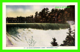 CHUTES MONTMORENCY, QUÉBEC - MONTMORENCY FALLS - LORENZO AUDET ENR.ÉDITEUR No 47- - Cataratas De Montmorency