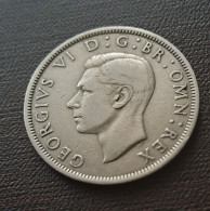 1949 Half Crown, United Kingdom, George VI (Copper-Nickel, 14.1 G), About F+ - K. 1/2 Crown