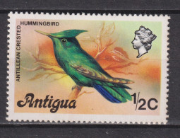 1976 Antigua & Barbuda, Mi:AG 399I, Sn:AG 405, Yt:AG 397,  Antillean Crested Hummingbird (Orthorhyncus Cristatus) - 1960-1981 Autonomía Interna