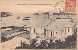 NOUVELLE CALEDONIE - NOUMEA - Cathédrale Dominant L'entrée De La Passe - Carte Postale Ancienne - Nouvelle Calédonie