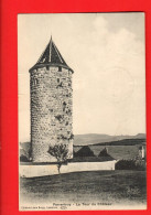 KAS-22 Porrentruy La Tour Du Château. Burgy 4225  Circulé 1915 Vers Thun. Timbre Manque. - Porrentruy