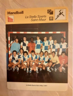 Fiche Rencontre Handball  La Stella Sports Saint Maur - Handbal