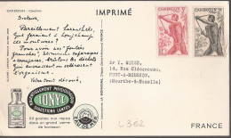 L362 Carte Plasmarine Onyl Du Cameroun - Covers & Documents