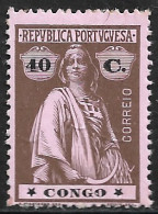 Portuguese Congo – 1914 Ceres Type 40 Centavos Mint Stamp - Portugees Congo