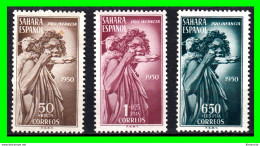 ESPAÑA COLONIAS ESPAÑOLAS (SAHARA ESPAÑOL – AFRICA ) SERIE SELLOS DEL AÑO 1950 PRO INDIGENAS  - NUEVOS - - Sahara Español