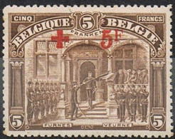 Belgique - Croix Rouge Surchargé - N°162 - Timbre Neuf MNH (xx) - 1918 Rotes Kreuz