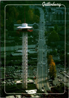 Tennessee Gatlinburg Panoramic View Of Space Needle Looking Down Along Airport Road - Smokey Mountains