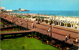 New Jersey Atlantic City The Boardwalk Beach And Atlantic Ocean - Atlantic City