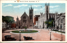 New York Syracuse St Mary's Circle 1917 - Syracuse