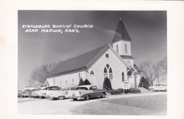 Kansas Marion Strassburg Baptist Church Real Photo - Altri & Non Classificati