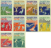 78101 MNH ALBANIA 1964 18 JUEGOS OLIMPICOS VERANO TOKIO 1964 - Chevaux