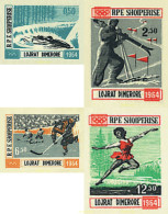 78081 MNH ALBANIA 1963 9 JUEGOS OLIMPICOS DE INVIERNO. INNSBRUCK 1964 - Inverno1964: Innsbruck