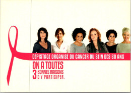 (4 P 10) France (advertising) Cancer Du Sein (Breast Cancer) - Santé
