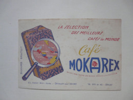 VIEUX PAPIERS - BUVARD : CAFE MOKAREX - Caffè & Tè