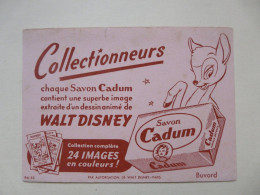 VIEUX PAPIERS - BUVARD : SAVON CADUM - WALT DISNEY - Profumi & Bellezza