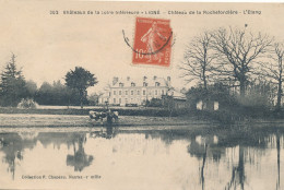 Châteaux De La Loire Inférieure - Ligné (44 Loire Atlantique) Château De La Rochefordière L'étang - Coll. Chapeau N° 202 - Ligné