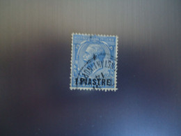 GREAT BRITAIN  USED   STAMPS  LEVANT OVERPRINT POSTMARK CONTANTINOPLE - Levante Británica