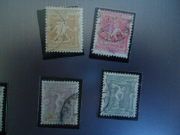 GREECE USED 4  STAMPS  OLYMPIC GAMES 1896 - Gebruikt