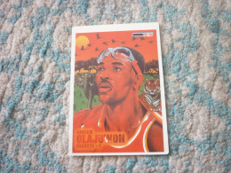 Hakeem Akeem Olajuwon & John Stockton NBA Basketball Double Sided '90s Rare Greek Edition Card - 1990-1999