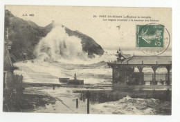 14/ CPA - Port En Bessin - Pendant La Tempete - Port-en-Bessin-Huppain