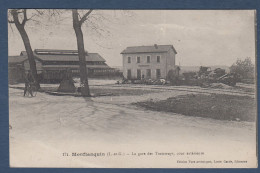 MONFLANQUIN - La Gare Des Tramways , Cour Extérieure - Monflanquin
