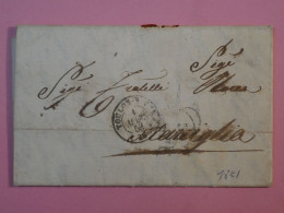 BQ 7 ITALIA   BELLE  LETTRE  1858 TALINE ?  A MARSEILLE FRANCE   + AFFR. INTERESSANT+ + - Unclassified