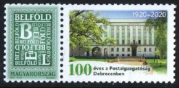 Hungary 2020. 100 Years Of The Postal Directorate In Debrecen. MNH - Neufs