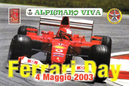 [MD7121] CPM - FERRARI DAY - ALPIGNANO VIVA - PERFETTA - NV - Grand Prix / F1