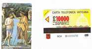 VATICANO-VATICAN-VATICAN CITY  CAT. C&C   6086  - IL PERUGINO. BATTESIMO DI CRISTO - Painting