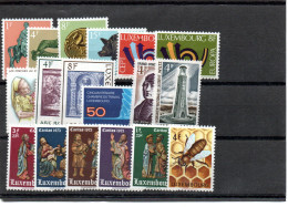 Luxembourg 1973 Année Complète En Neufs - Annate Complete