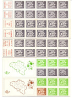 Belgique België Belgium Booklets Carnets B3 + B4 + B5 + B6 + B7 1970 MNH XX (20% De La Cote) - 1953-2006 Modern [B]