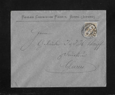 1904 HEIMAT BASEL ► Brief "Basler Chemische Fabrik" Nach Glarus   ►SBK-58B◄ - Cartas & Documentos
