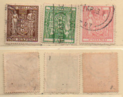 Neuseeland 1943-1945 MiNr.: ST58, ST60, ST67 Stempelmarken Gestempelt New Zealand Stamp Duty Used - Post-fiscaal