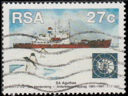 Afrique Du Sud 1991. ~ YT 746 - 30 Ans Traité Antarctique - Usati