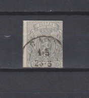 N°22 TIMBRE BELGIQUE OBLITERE DE 1866    Cote : 180 € - 1866-1867 Kleine Leeuw
