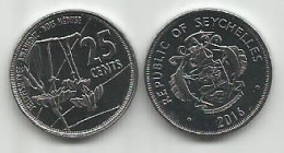 Seychelles 25 Cents 2016. High Grade - Seychelles