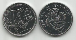 Seychelles 25 Cents 2016. High Grade - Seychellen