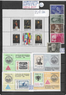 ARGENTINA **1950/1980, 1 Serie Completa + 7 BLOCCHI FOGLIETTO. Soggetti Vari - Collections, Lots & Séries